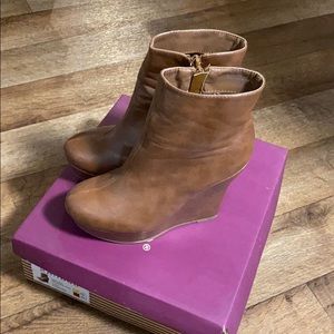 Platform Wedge Booties
